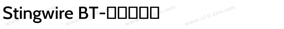 Stingwire BT字体转换